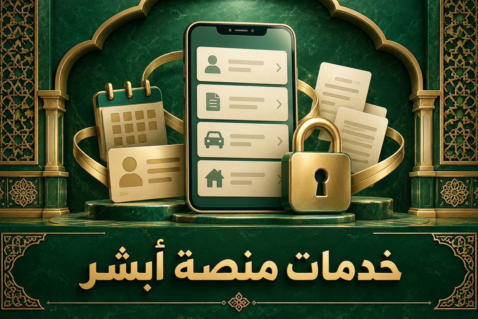 خدمات منصة أبشر