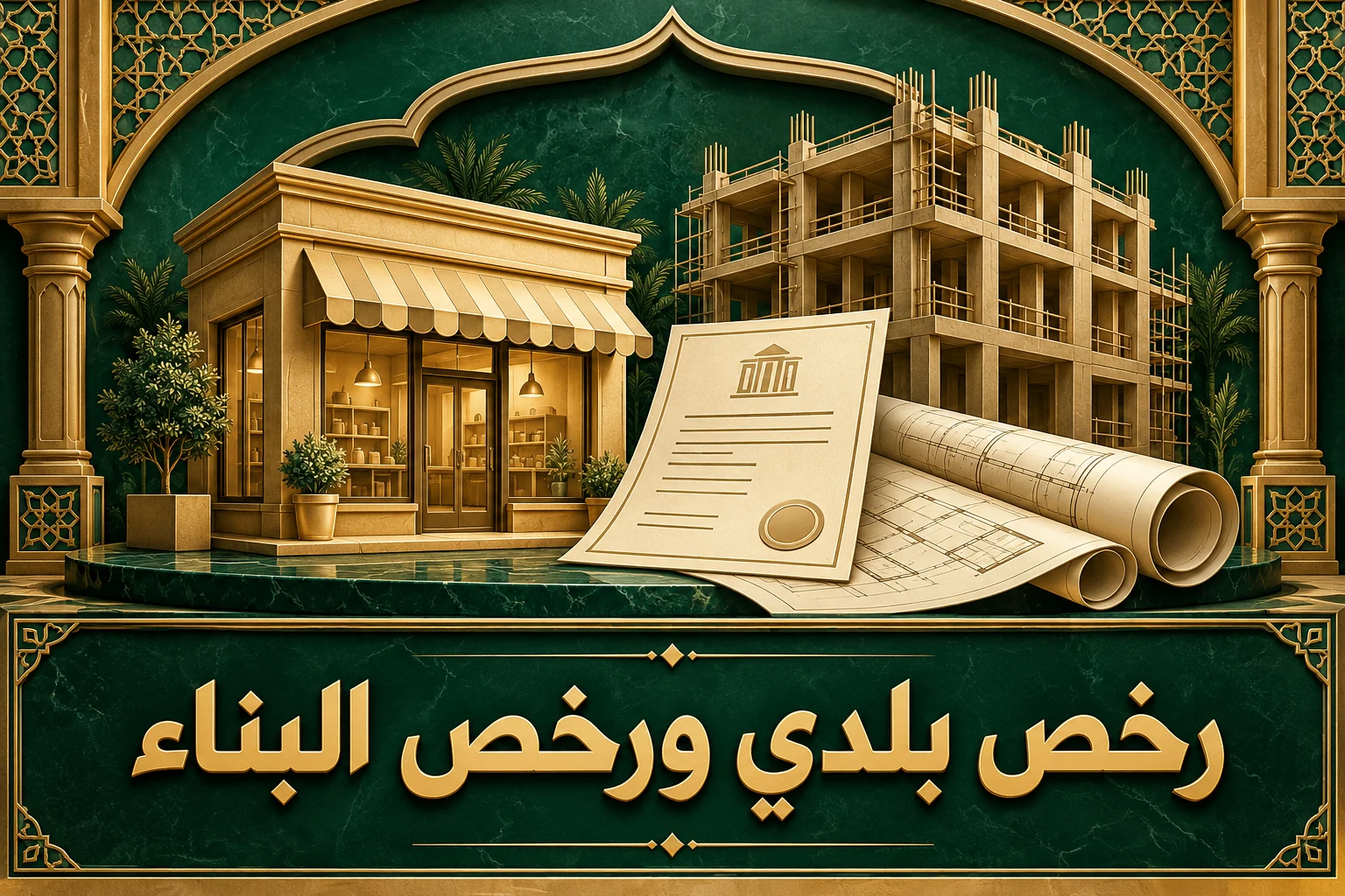 رخص بلدي ورخص البناء
