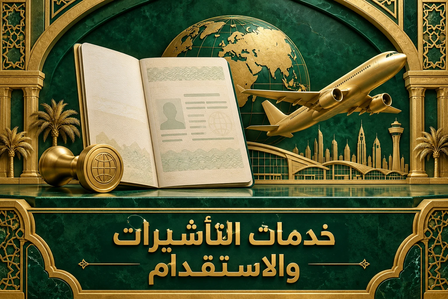 خدمات التأشيرات والاستقدام